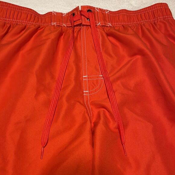 C9 by Champion- Swim Trunks- Neon Orange w/Pockets- Full Mesh Lining- Size Large - Picture 5 of 9